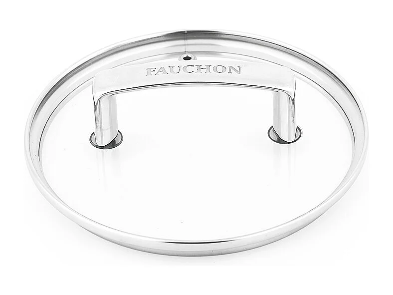 Couvercle 16cm en verre et en aluminium SIGNATURE