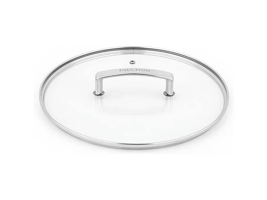 Couvercle 28cm en verre et en aluminium SIGNATURE