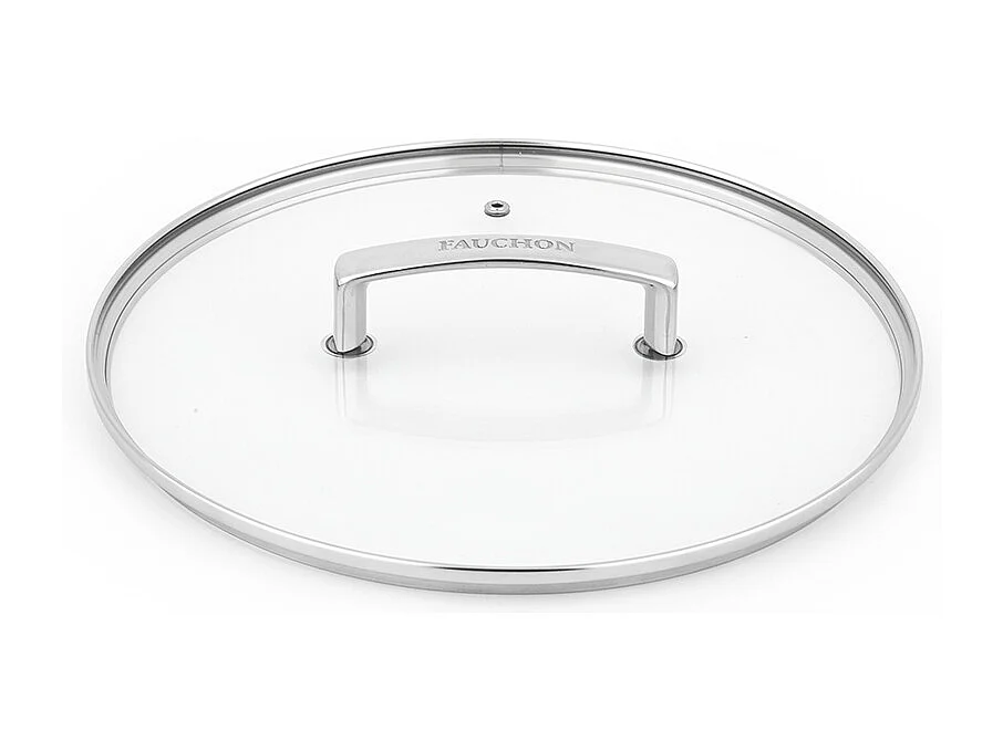 Couvercle 28cm en verre et en aluminium SIGNATURE