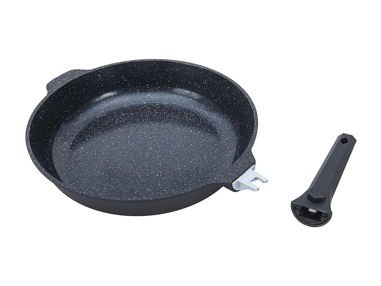 Poêle noir amovible 32cm - "Alizée"