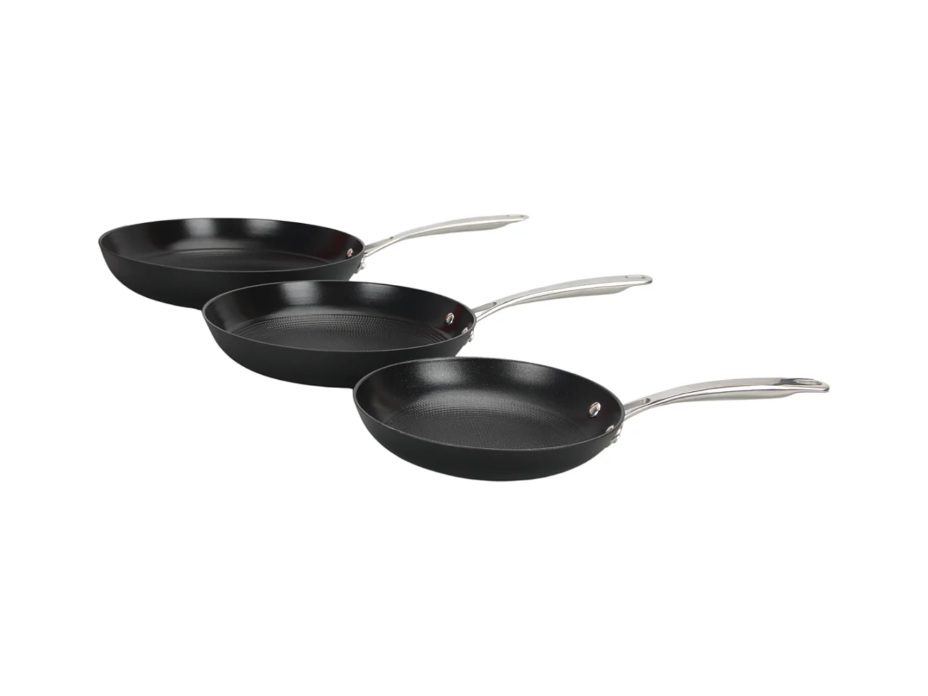 Set de 3 poêles noir 20/24/28cm - "AirIron"