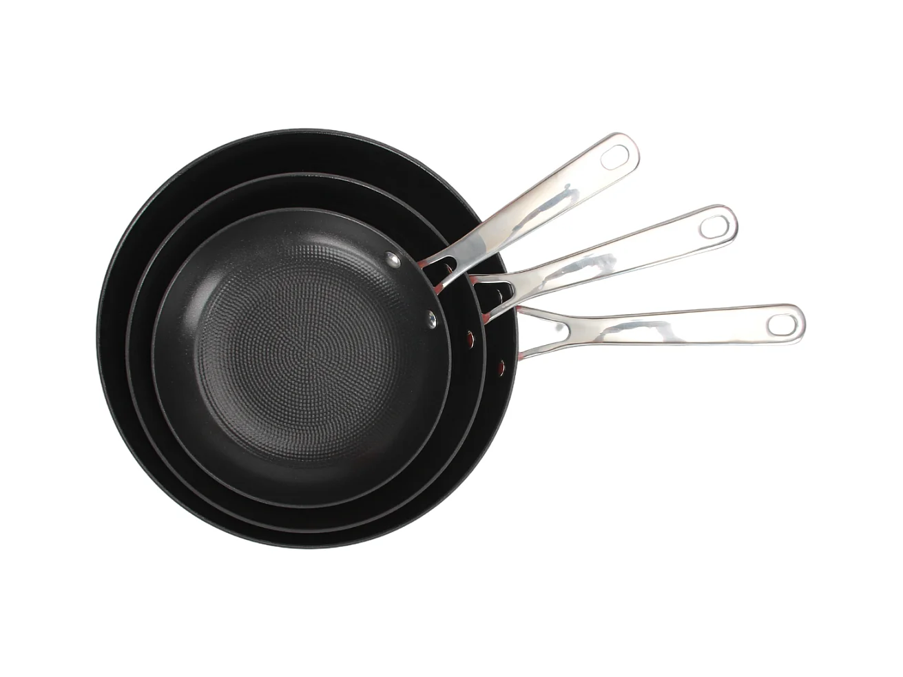 Set de 3 poêles noir 20/24/28cm - "AirIron"