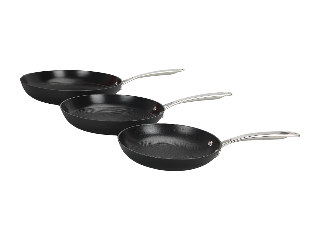 Set de 3 poêles noir 20/24/28cm - "AirIron"