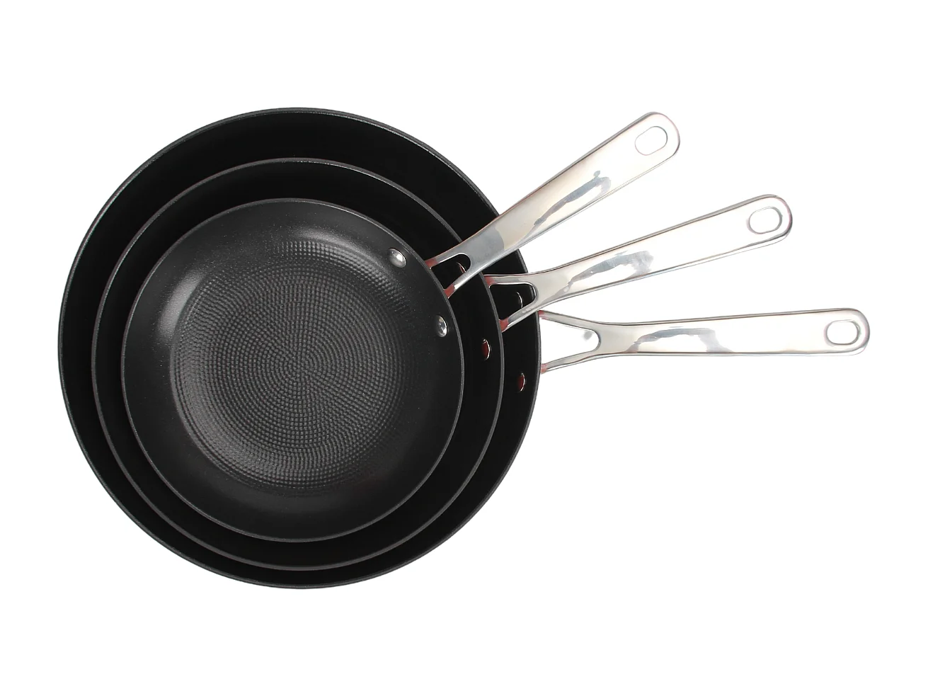 Set de 3 poêles noir 20/24/28cm - "AirIron"