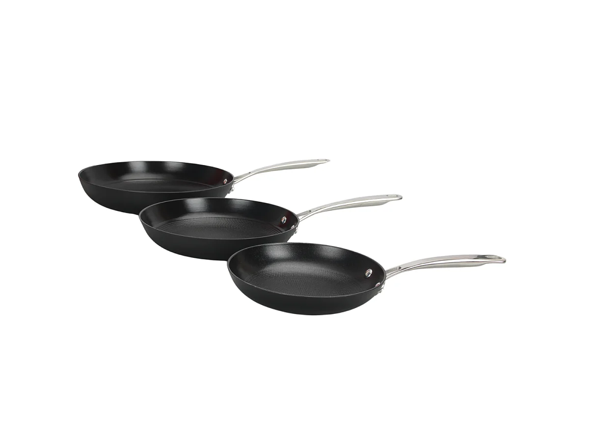 Set de 3 poêles noir 20/24/28cm - "AirIron"