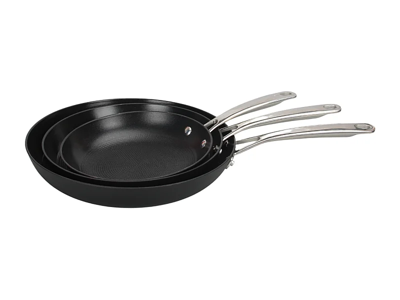 Set de 3 poêles noir 20/24/28cm - "AirIron"