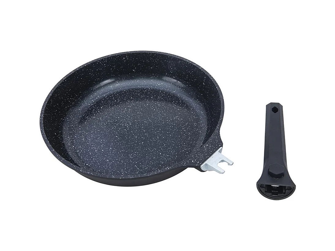 Set de 3 poêles noir amovible 20/24/28cm - "Alizée"