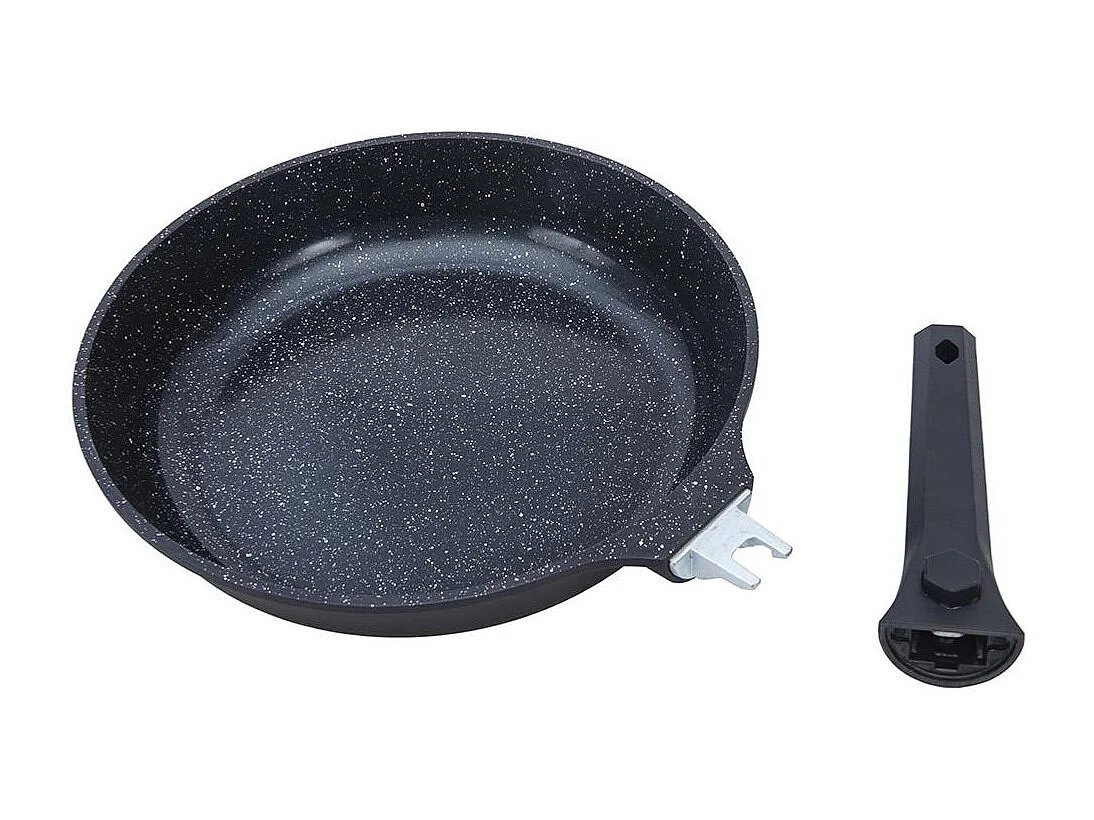 Set de 3 poêles noir amovible 20/24/28cm - "Alizée"