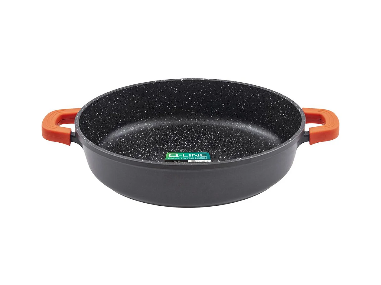 Sautoir noir 28cm revêtement céramique - "RobuCook"