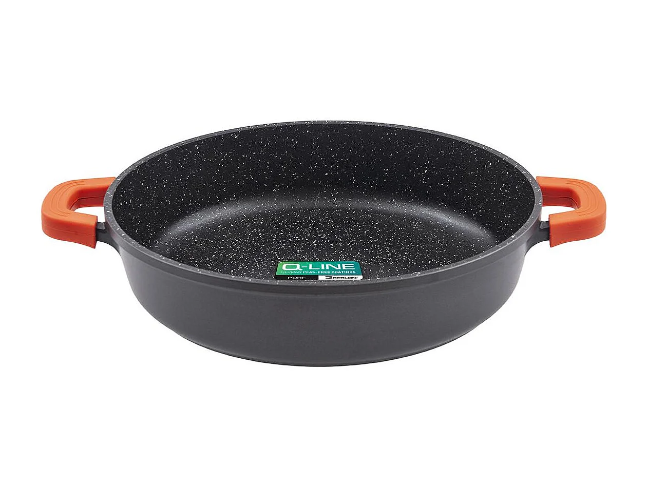 Sautoir noir 28cm revêtement céramique - "RobuCook"