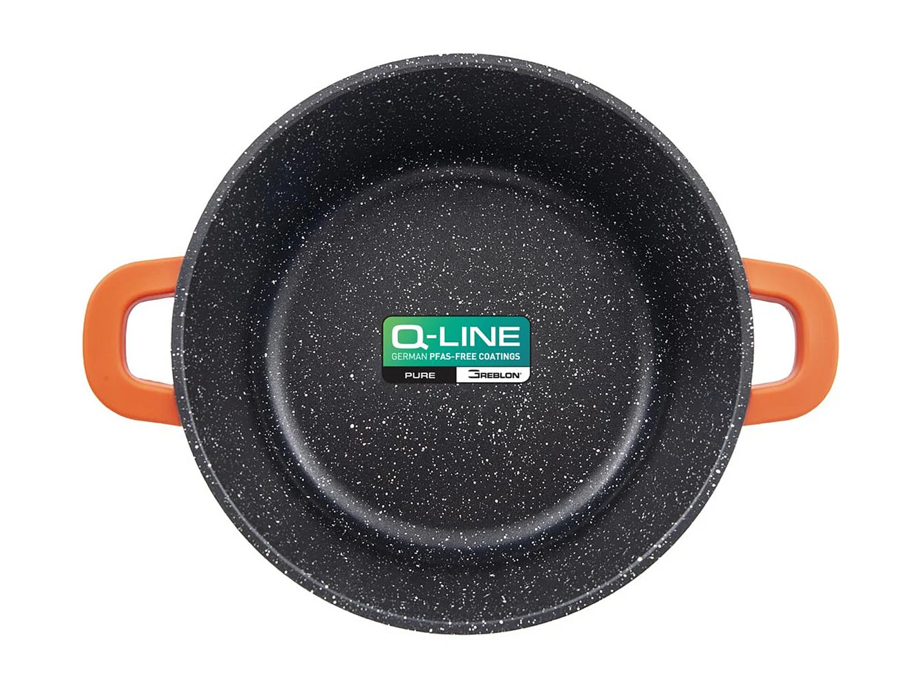 Sautoir noir 28cm revêtement céramique - "RobuCook"