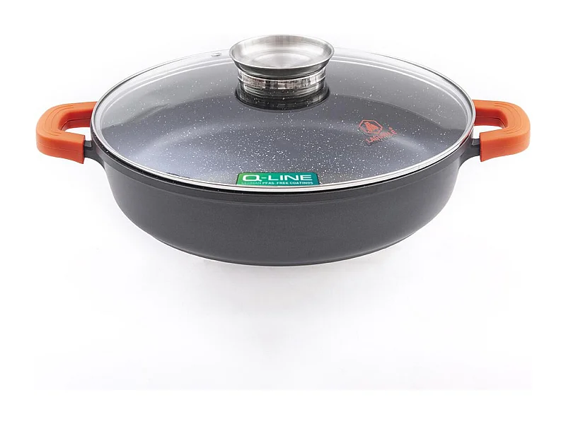 Sautoir noir 28cm revêtement céramique - "RobuCook"