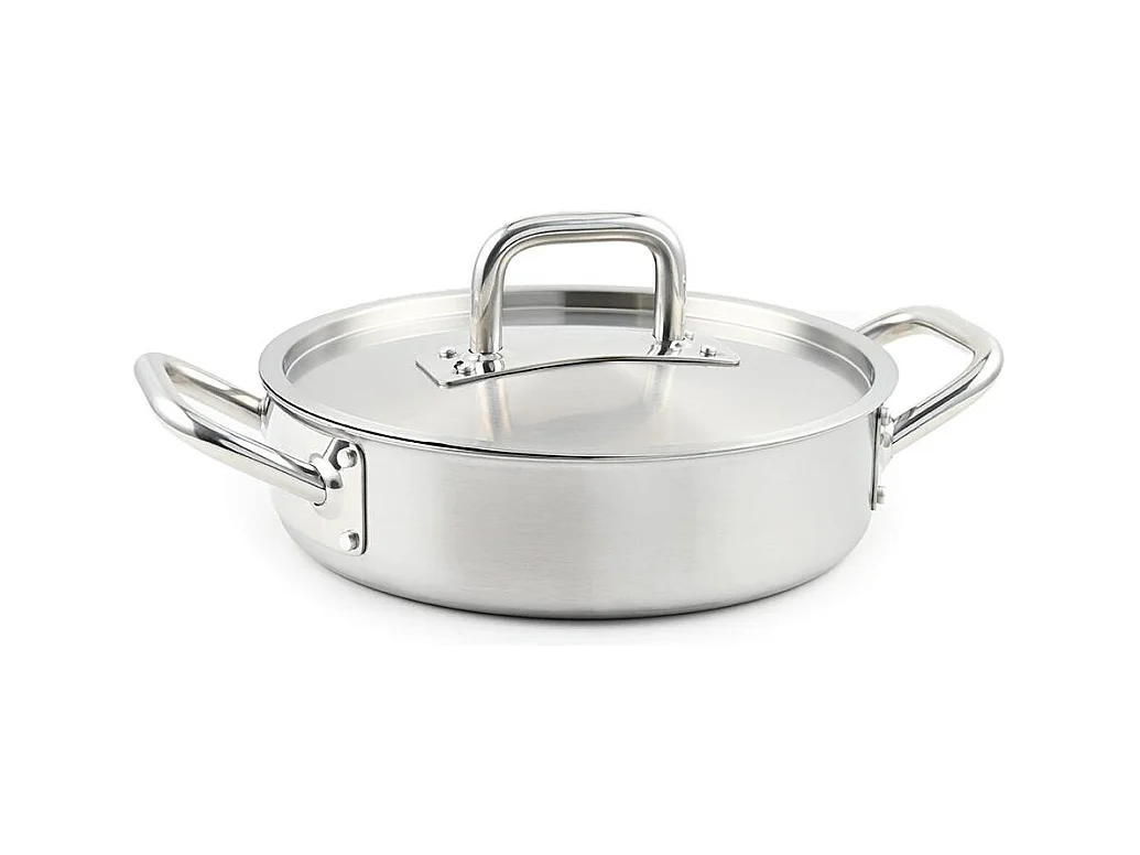 Sautoir triplex inox 28cm