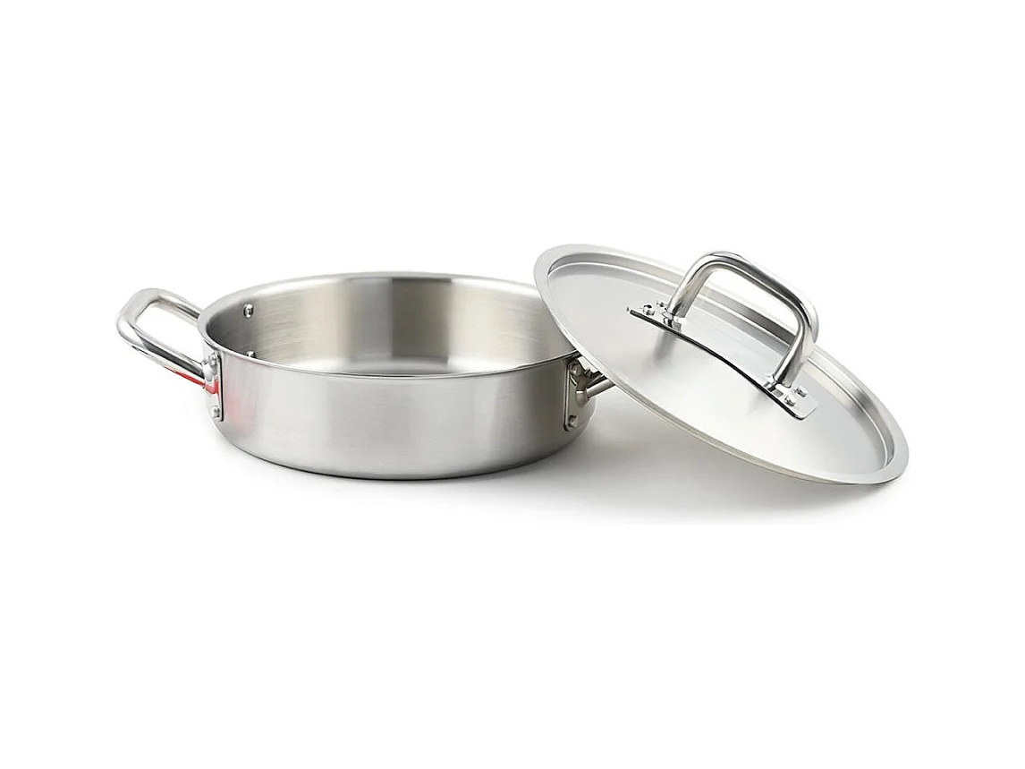 Sautoir triplex inox 28cm