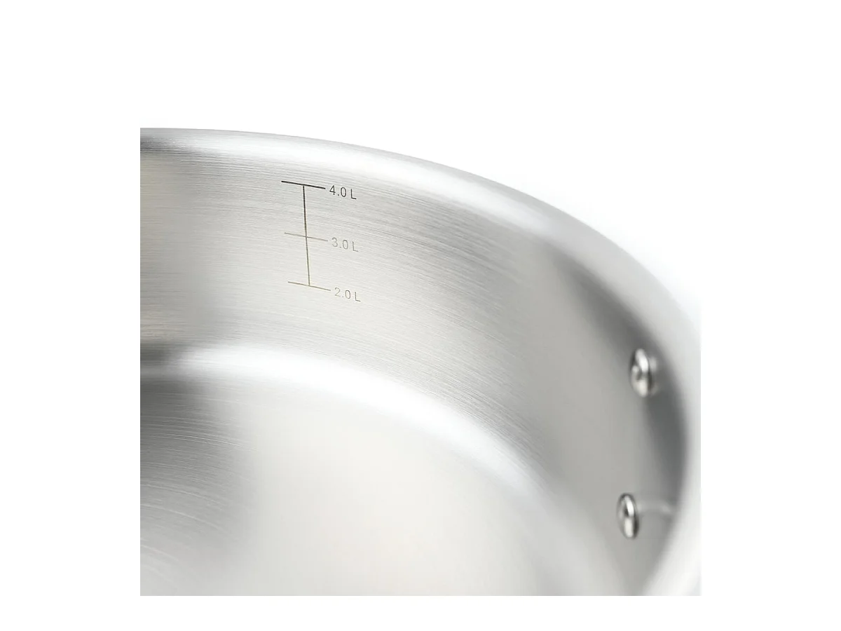 Sautoir triplex inox 28cm