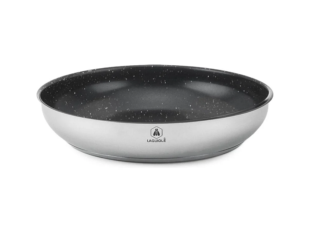 Set de 3 poêles inox amovible 20/24/28cm antiadhésif - "Réactif"