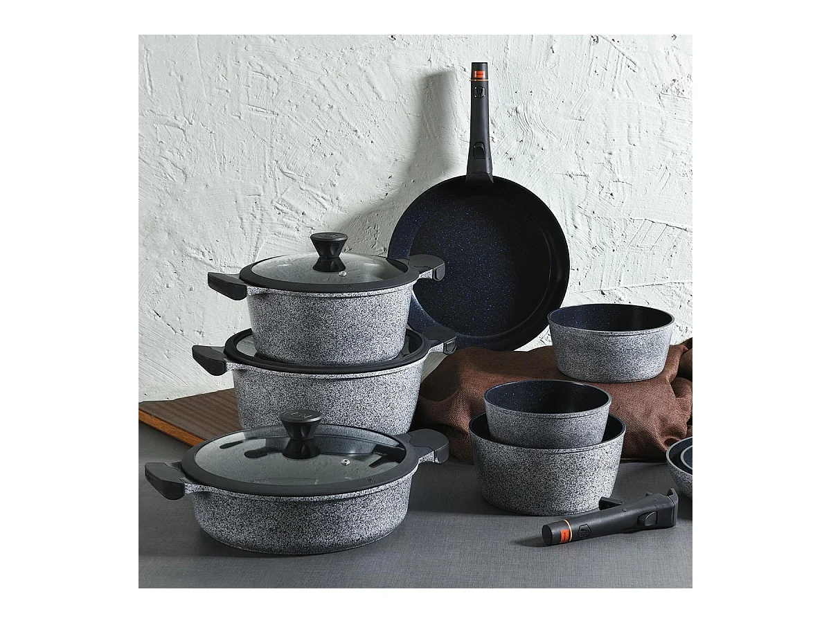 Sautoir noir 28cm - "Charbon"