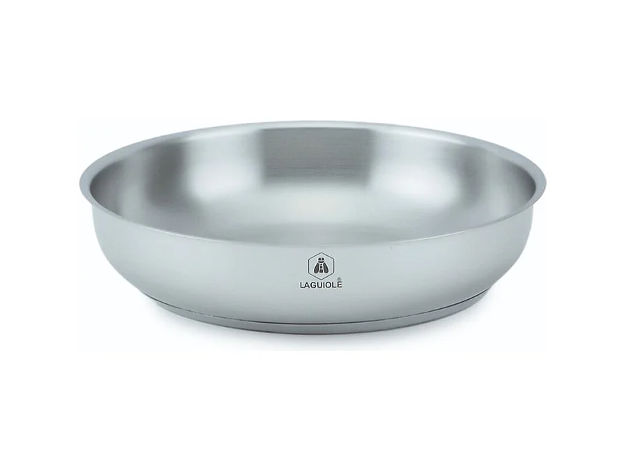 Set de 3 poêles inox amovible 20/24/28cm - "Réactif"