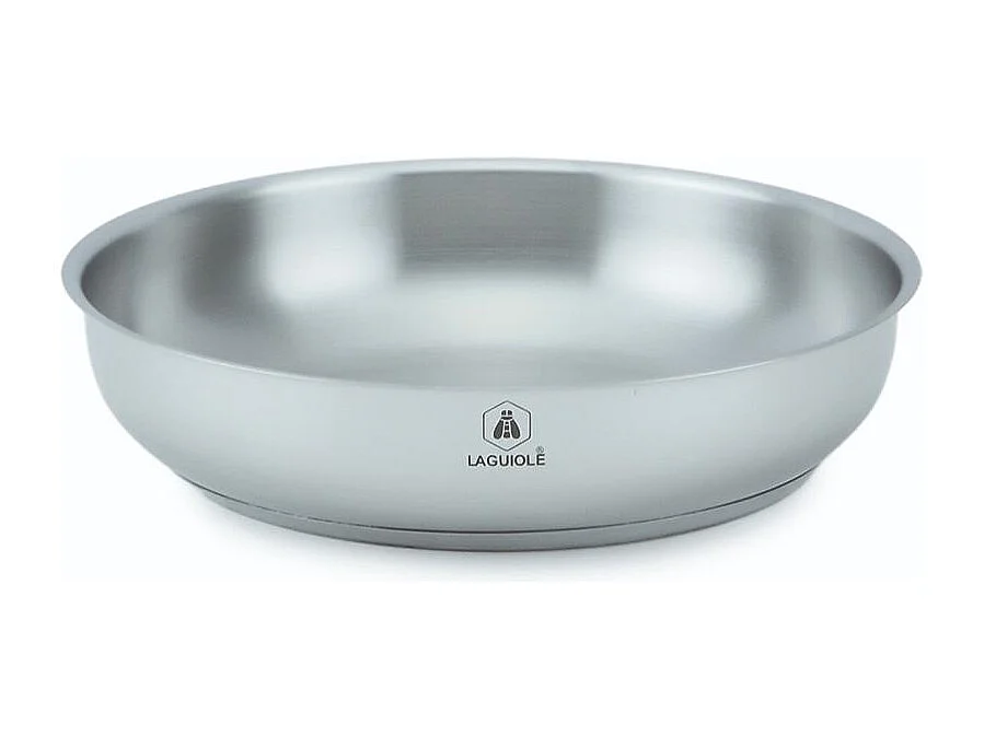 Set de 3 poêles inox amovible 20/24/28cm - "Réactif"
