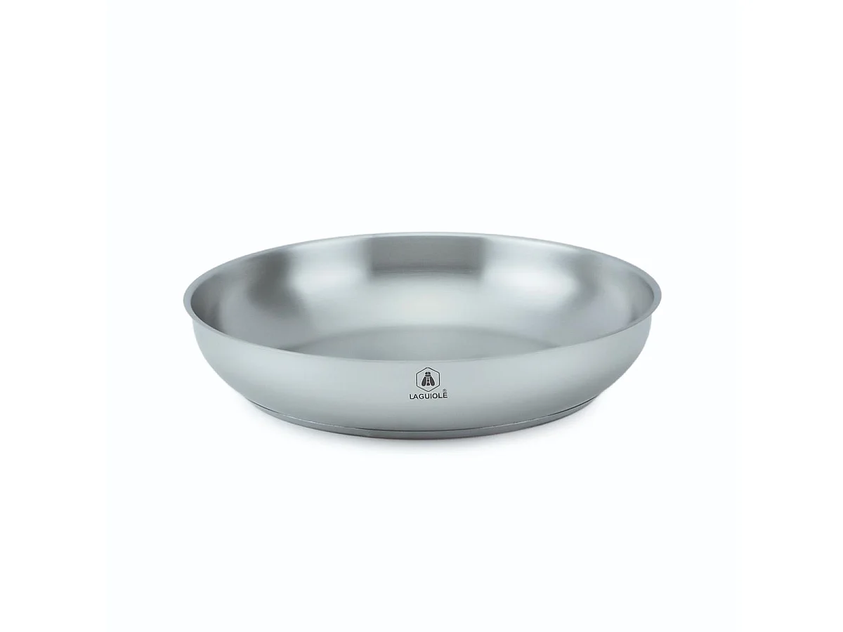 Set de 3 poêles inox amovible 20/24/28cm - "Réactif"