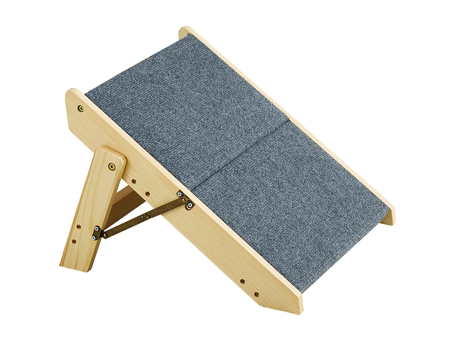 Scale per Cani, SucceBuy Scale in Legno per Animali Domestici 2 Gradini 2 in 1 Pieghevoli, Capacità 50 kg