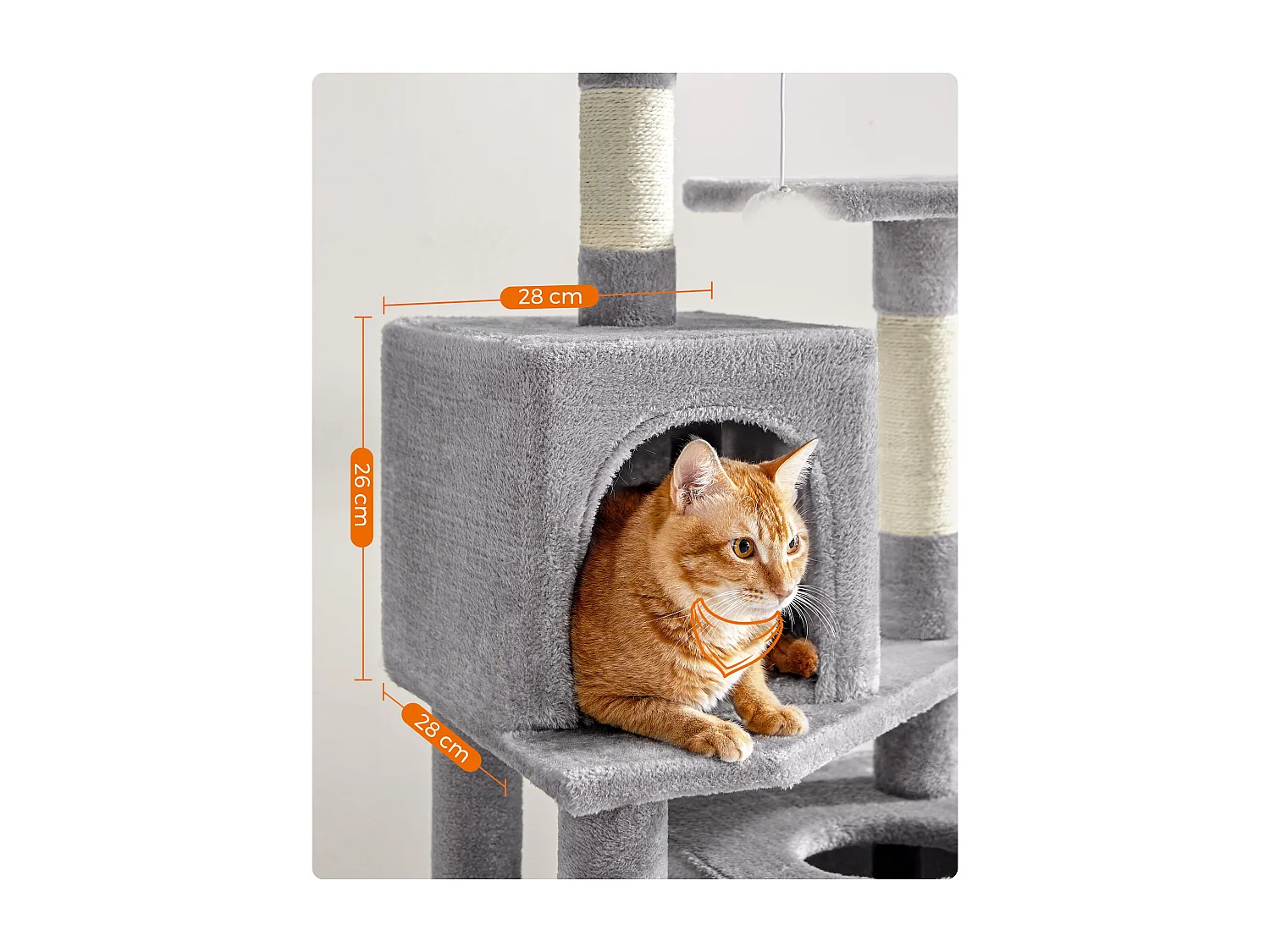 Grattoir - gris clair/beige