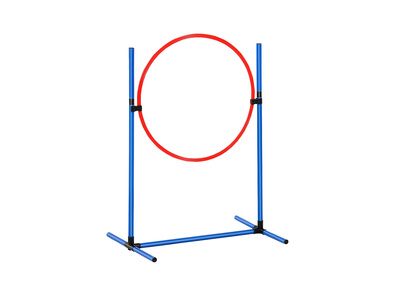 Kit d'Agilité, SucceBuy Dog Agility Training Equipment, Ensemble de 7 Pièces avec Haies, 2 Tunnels et Cercau de Saut