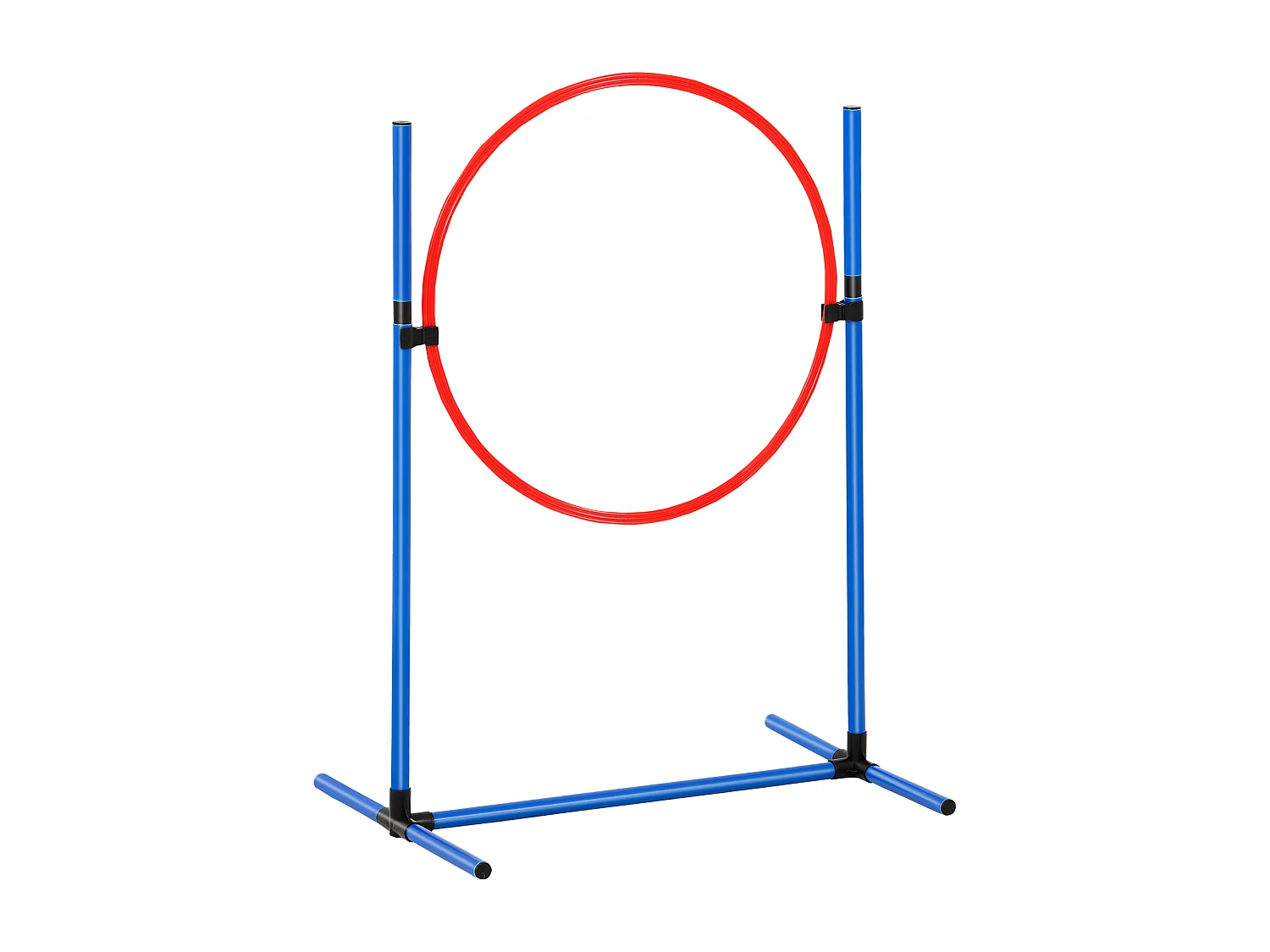 Kit d'Agilité, SucceBuy Dog Agility Training Equipment, Ensemble de 7 Pièces avec Haies, 2 Tunnels et Cercau de Saut