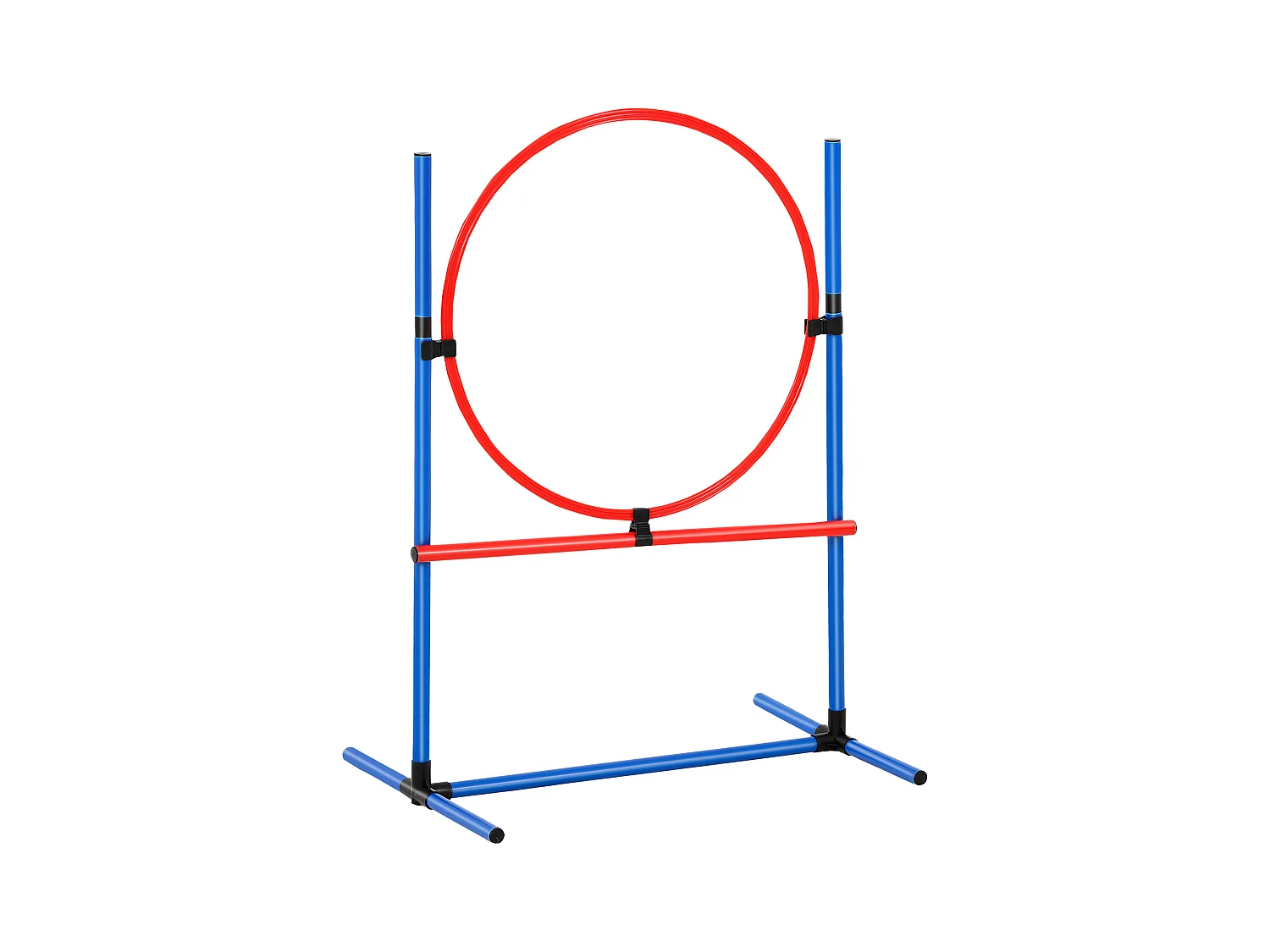 Kit d'Agilité, SucceBuy Dog Agility Training Equipment, Ensemble de 5 Pièces avec Tunnel de Haies et Cercau de Saut