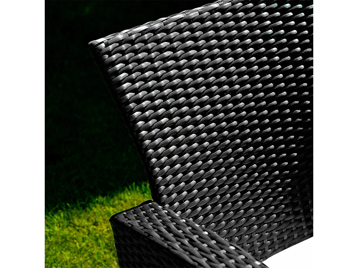 Tuinmeubelset Firenze 4 zits Zwart