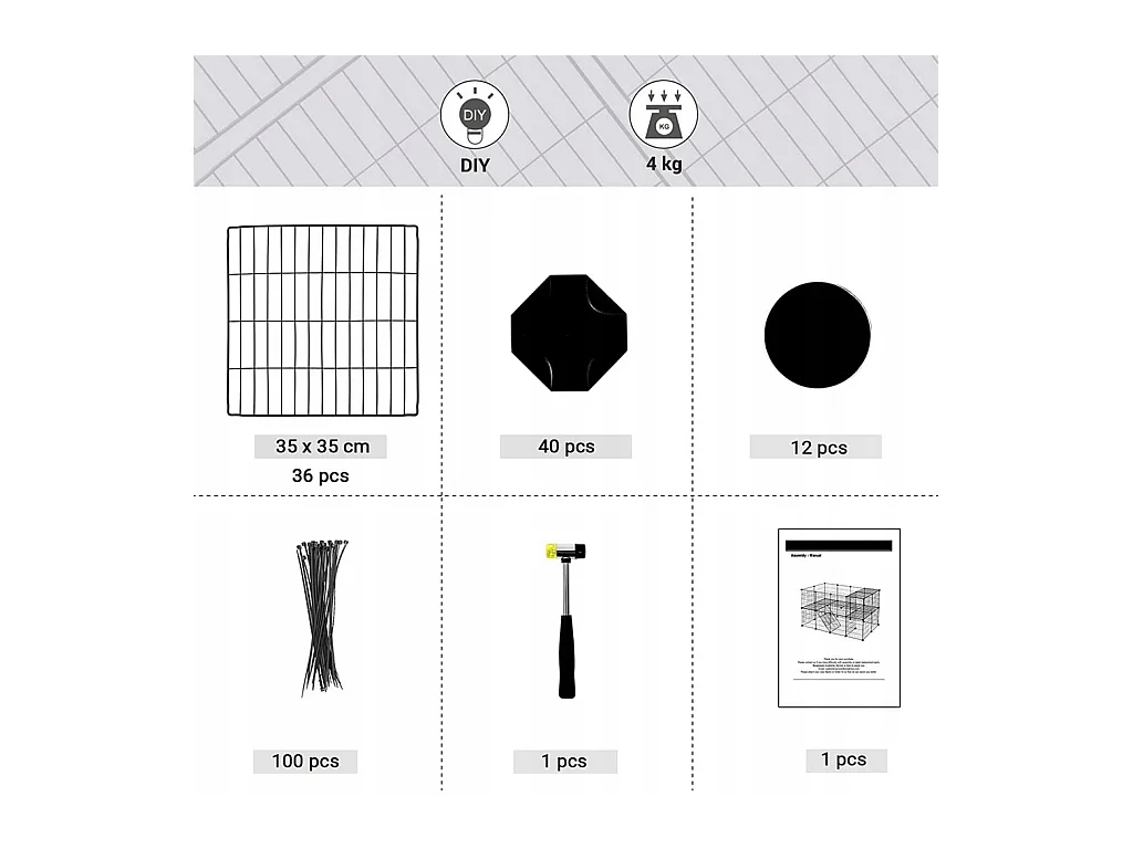 Enclos pour animaux - LPI02H