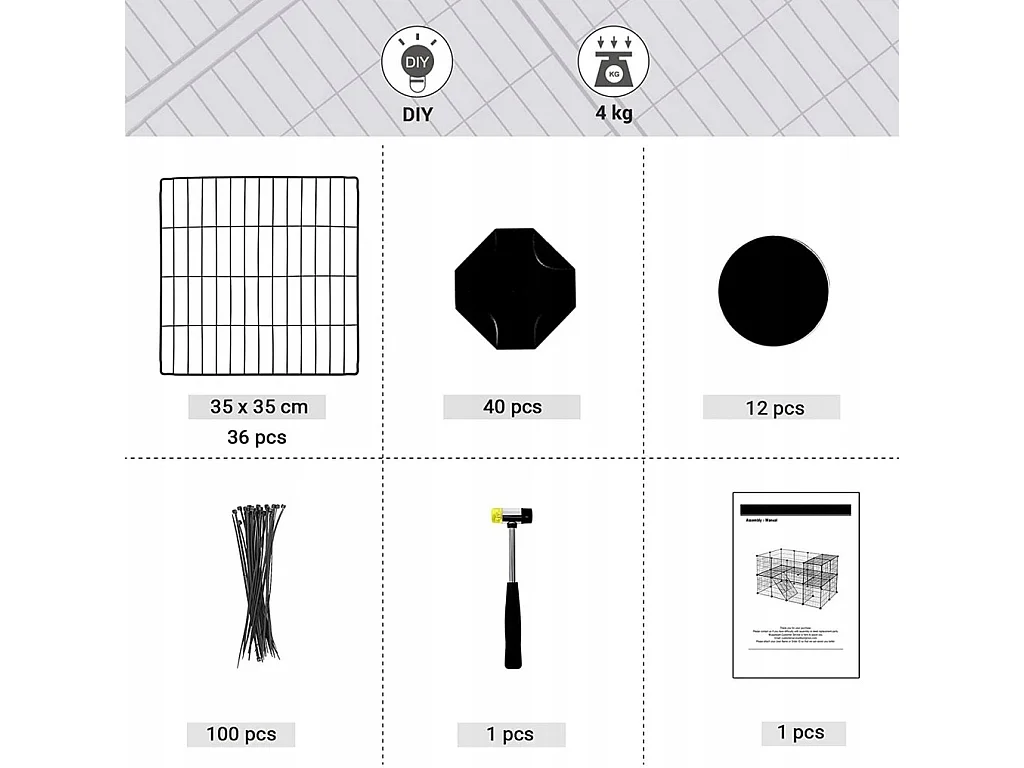 Enclos pour animaux - LPI02H