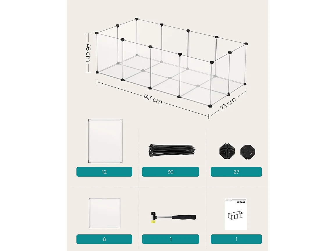 Enclos pour animaux - LPC02W