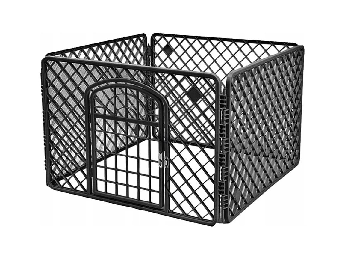 Enclos pour chien - Noir