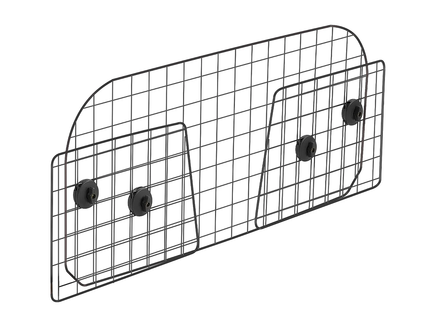 Verstellbarer Sicherheitsbügel für Hunde SucceBuy Hundeschutzgitter – 89.9 cm bis 153.9 cm Verstellbar für LKW und SUVs