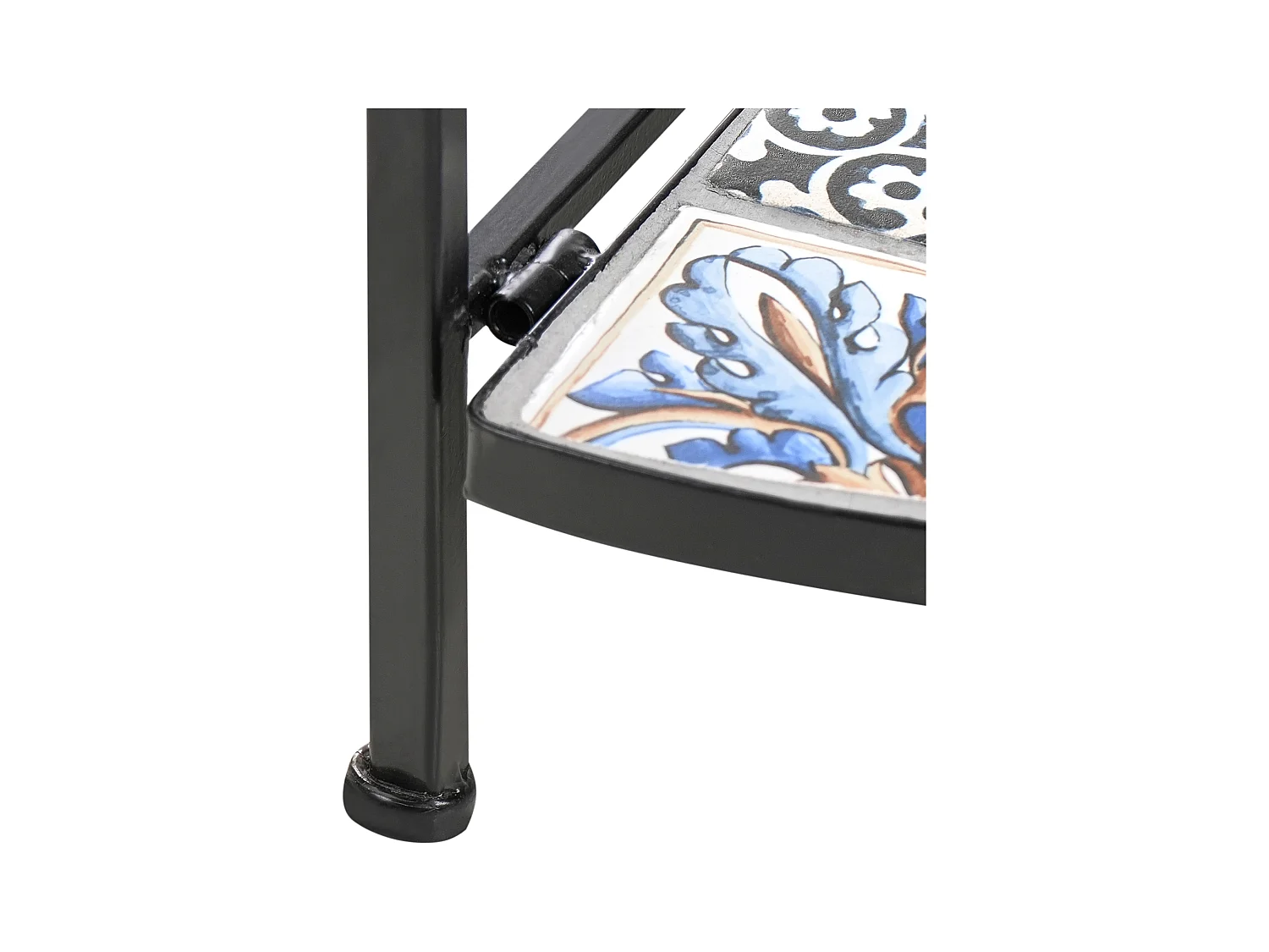 Regal FAVARA Metall 43 cm 32 cm Schwarz