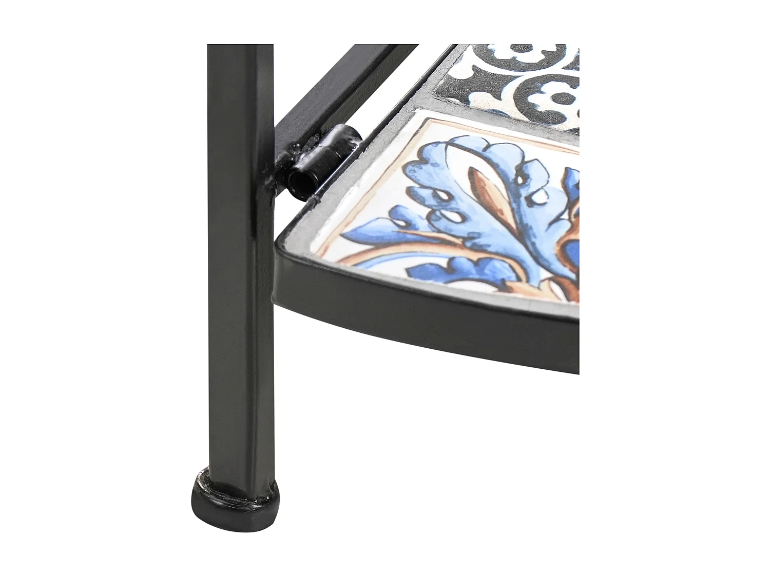 Regal FAVARA Metall 43 cm 32 cm Schwarz