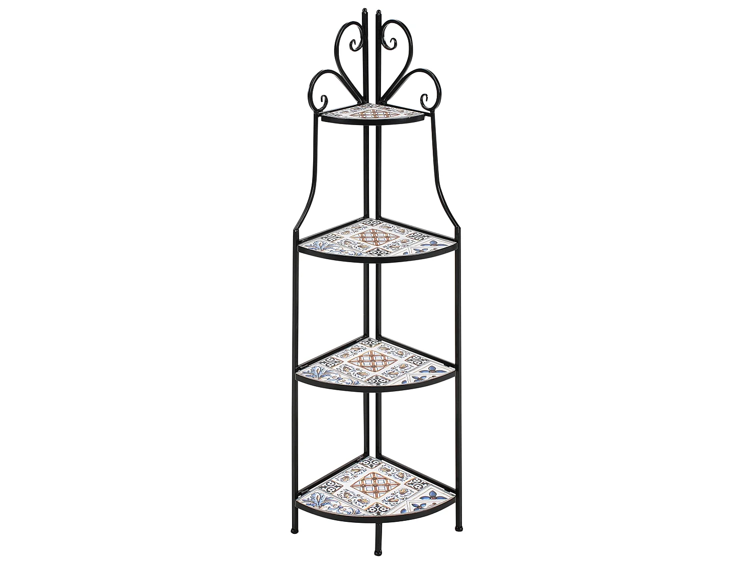 Meuble de rangement FAVARA Métal 43 cm 32 cm Noir