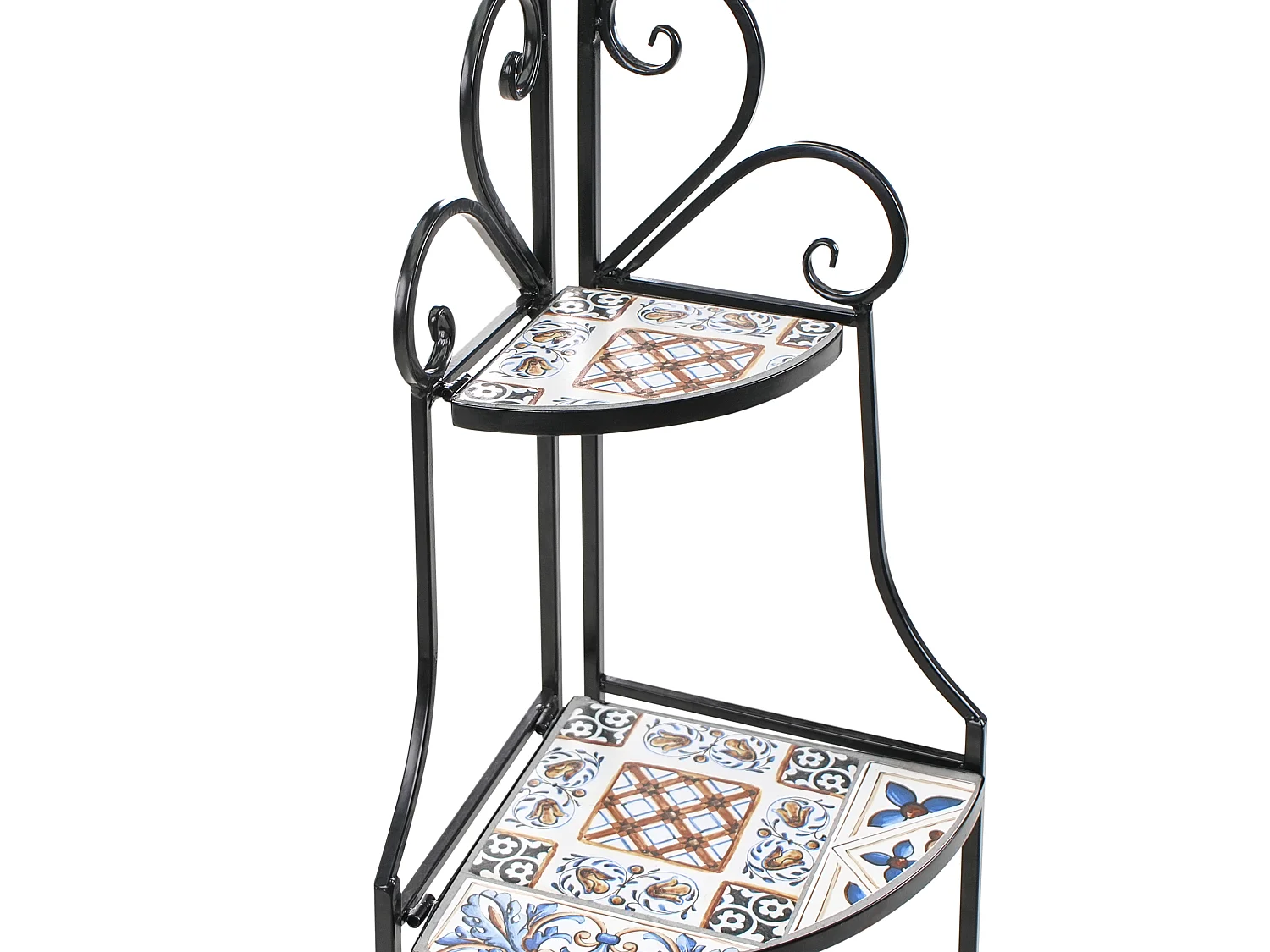 Meuble de rangement FAVARA Métal 43 cm 32 cm Noir