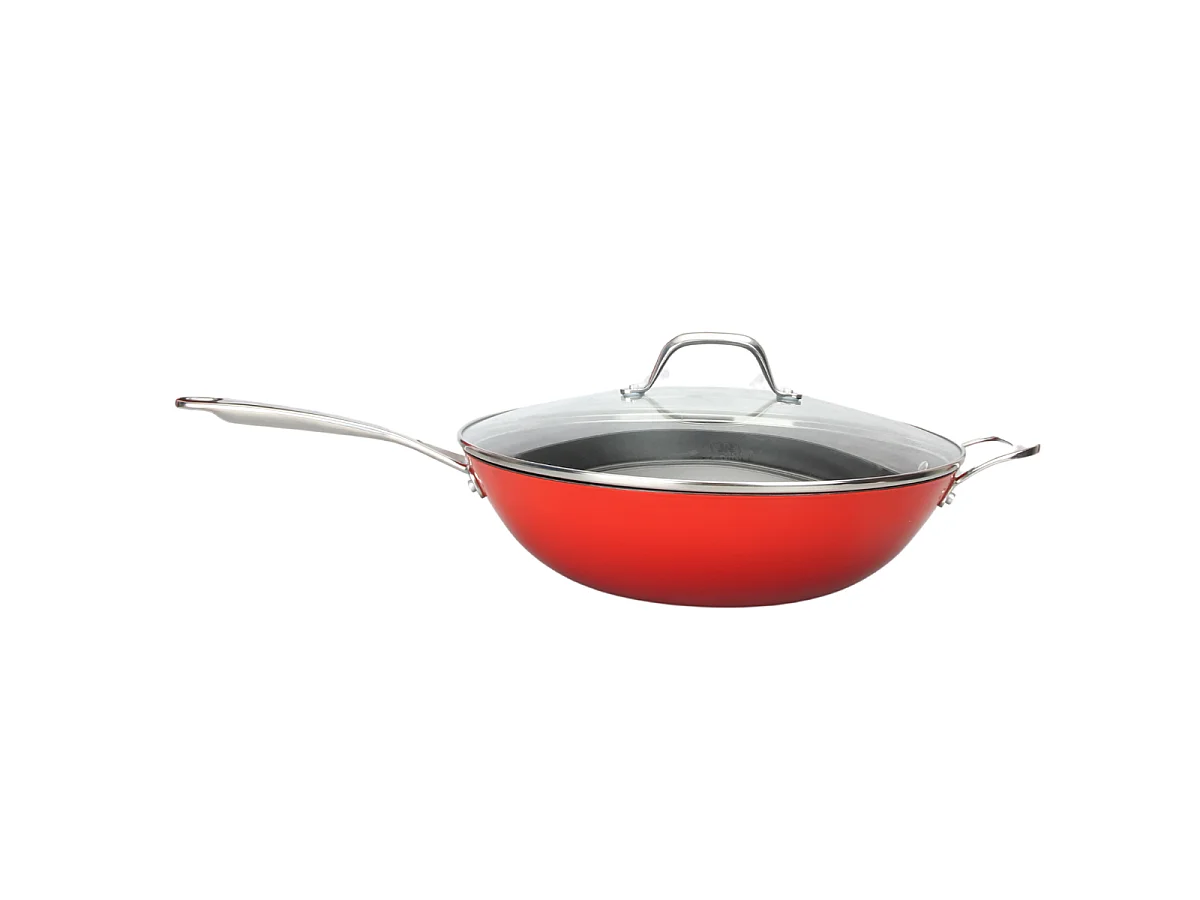 Wok rouge 32cm - "Red AirIron"