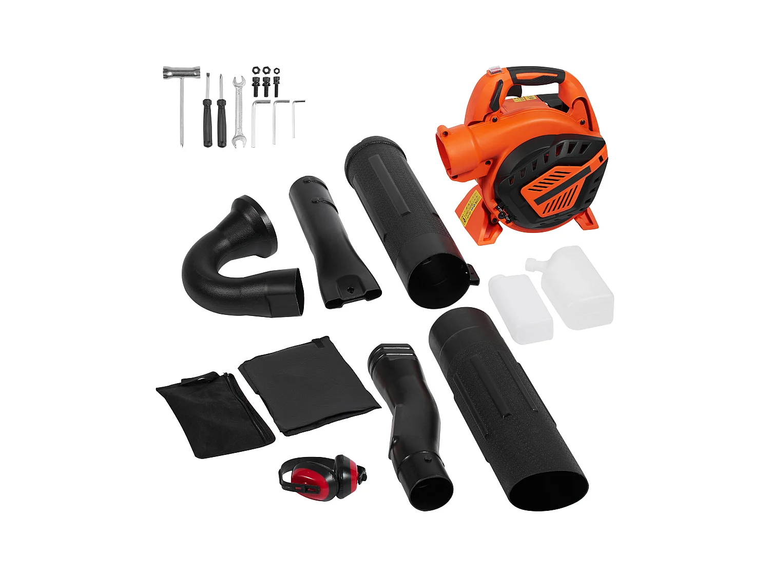 Souffleur de Feuilles SucceBuy 26CC, 425 CFM, Vitesse de 156 MPH, Entretien de la Pelouse, Portatif, Réservoir de Carburant