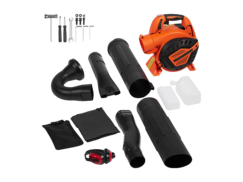 Souffleur de Feuilles SucceBuy 26CC, 425 CFM, Vitesse de 156 MPH, Entretien de la Pelouse, Portatif, Réservoir de Carburant