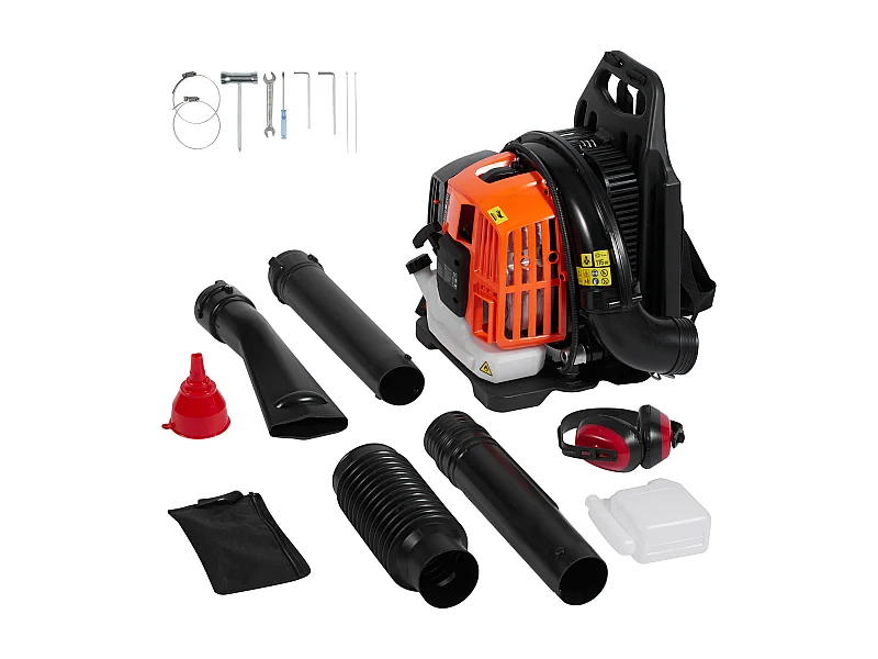 Souffleur de Feuilles SucceBuy 52CC, 480 CFM, Volume d'Air de 175 MPH, Réservoir de 1,37 L, Entretien de la Pelouse et Déneigement