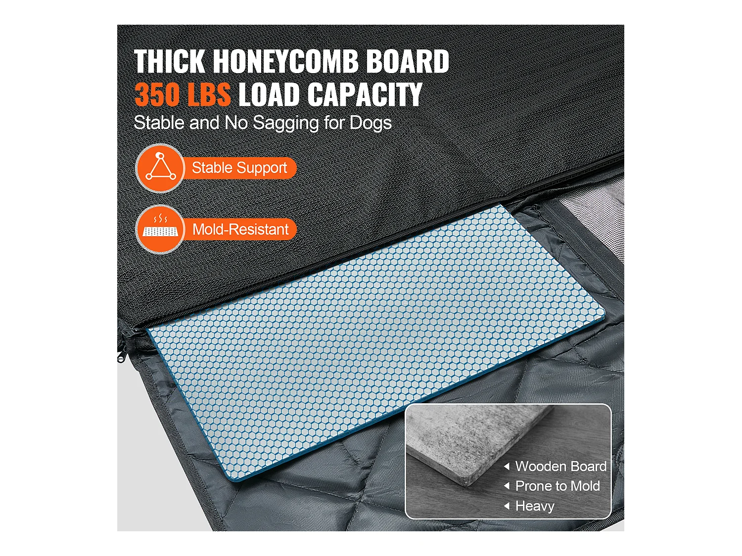 Housse de Siège pour Animaux SucceBuy 135 x 63 cm, supporte 159 kg, Housse de Siège Arrière pour Chien