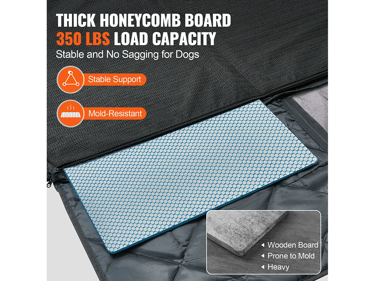 Housse de Siège pour Animaux SucceBuy 135 x 63 cm, supporte 159 kg, Housse de Siège Arrière pour Chien