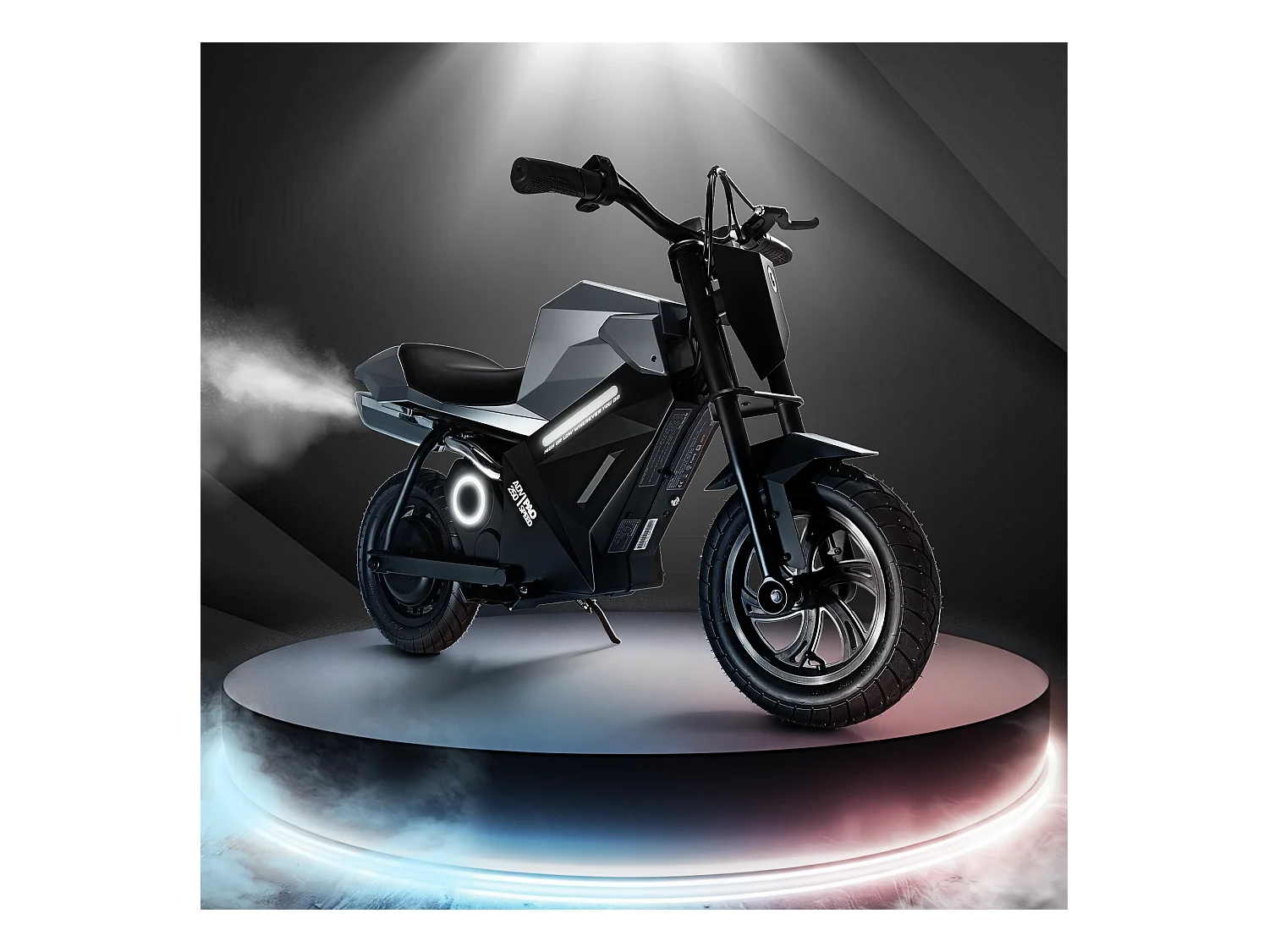 Moteur électrique pour enfants, 16 km/h, 250 W, 12,5", 3 vitesses, LED