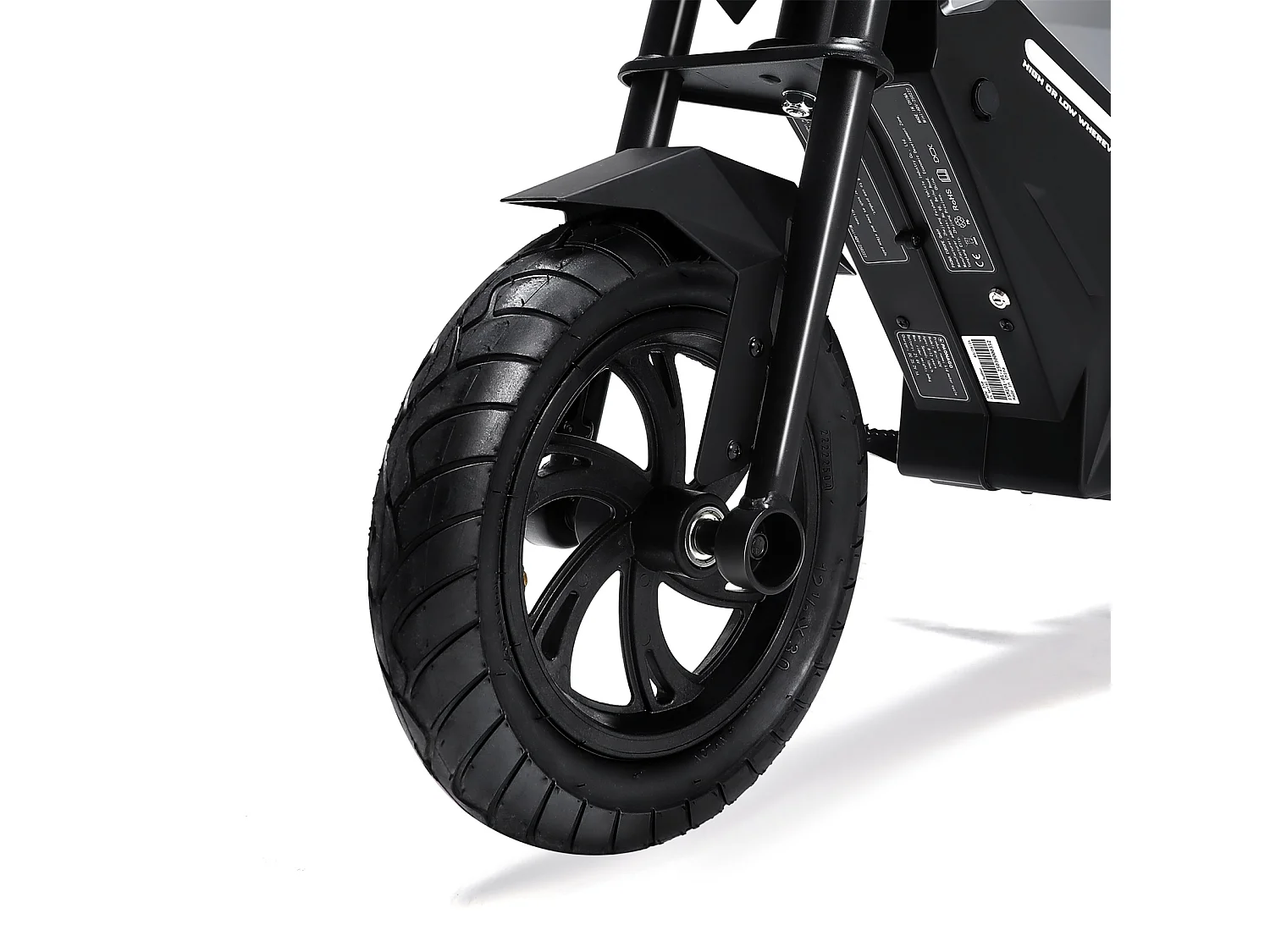 Elektrische kindermotor, 16 km/u, 250 W, 12,5", 3 versnellingen, LED
