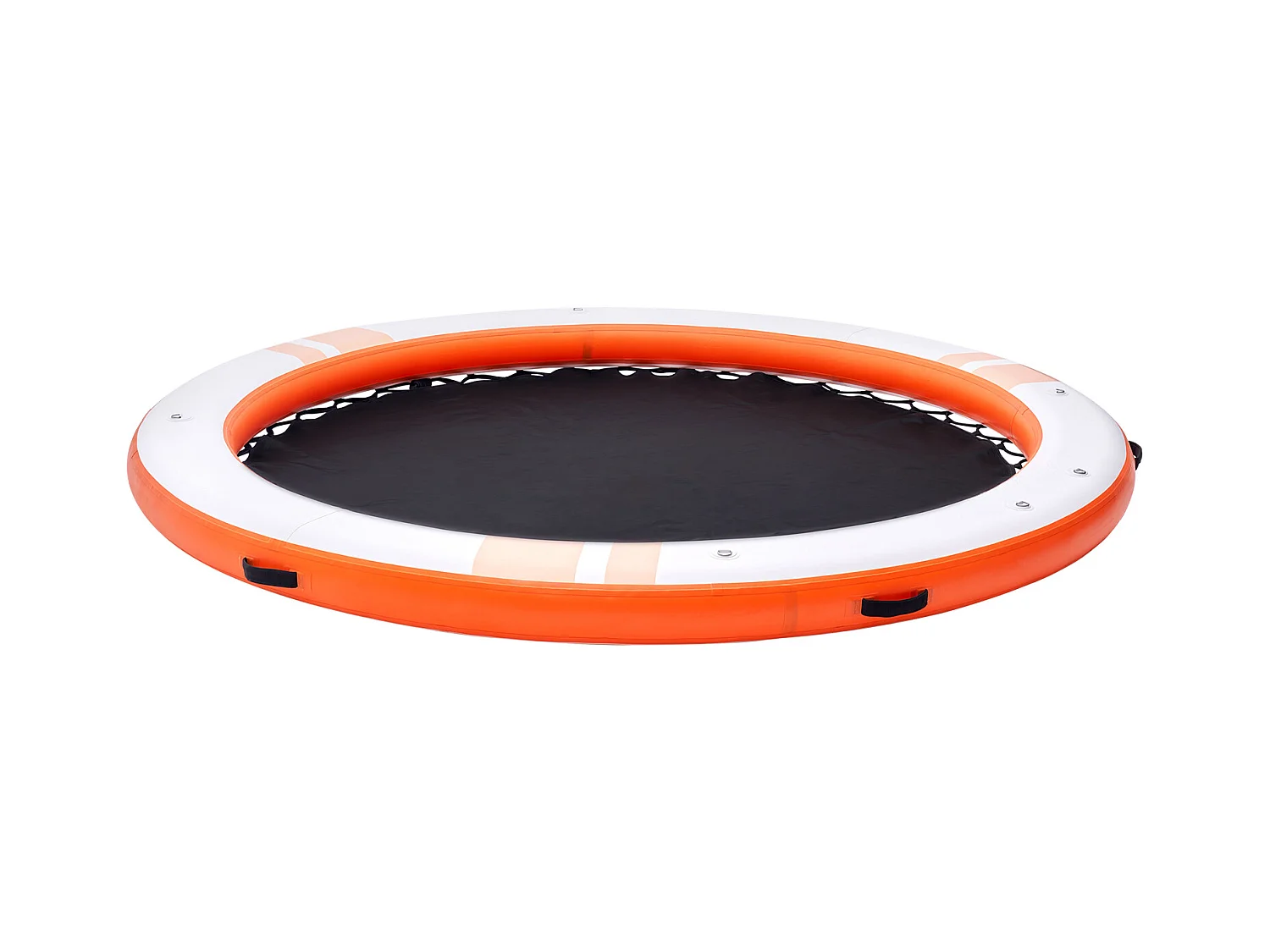 Plateforme Flottante Gonflable, SucceBuy Quai Flottant Gonflable, Plateforme de 305 cm avec Piscine en Maille de 244 cm