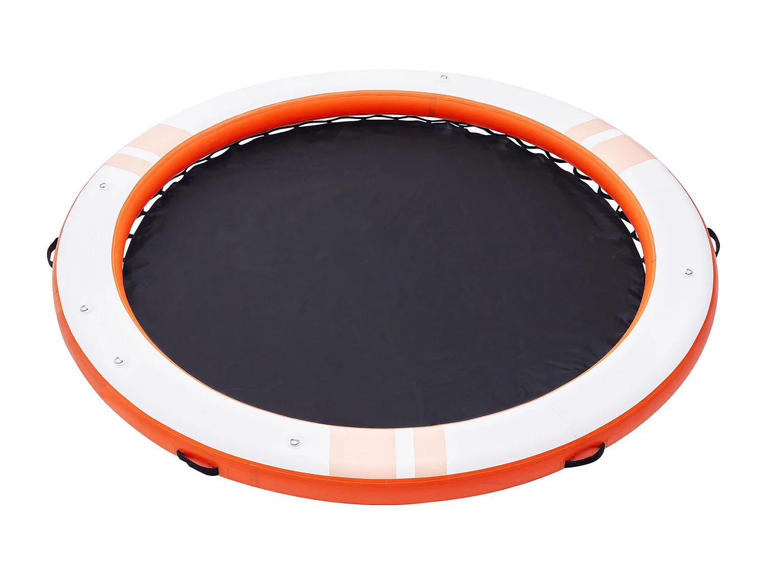 Plateforme Flottante Gonflable, SucceBuy Quai Flottant Gonflable, Plate-Forme de 3 m avec Piscine en Maille de 2.4 m, Amovible pour Piscine