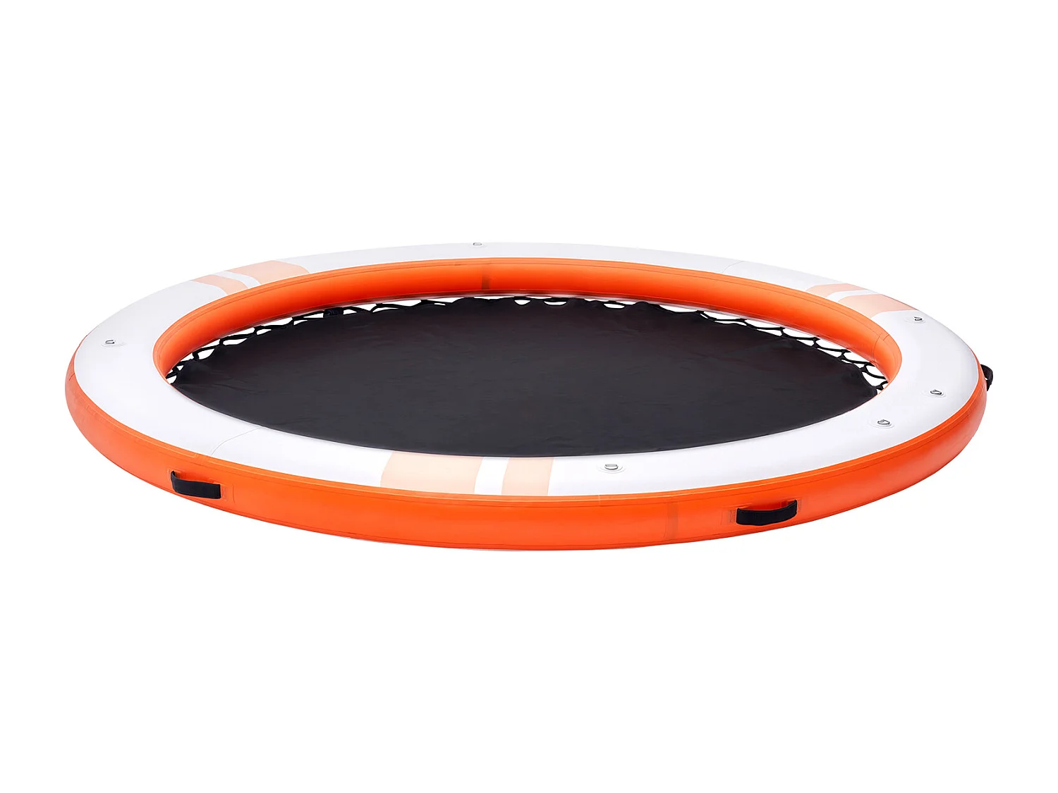 Plateforme Flottante Gonflable, SucceBuy Quai Flottant Gonflable, Plate-Forme de 3 m avec Piscine en Maille de 2.4 m, Amovible pour Piscine